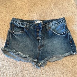 Free People Size 27 Denim Shorts